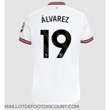 Maillot de football Réplique West Ham United Edson Alvarez #19 Extérieur 2023-24 Manche Courte