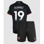 Maillot de football Réplique West Ham United Edson Alvarez #19 Extérieur Enfant 2024-25 Manche Courte (+ Pantalon court)