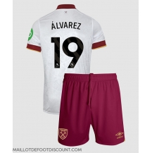 Maillot de football Réplique West Ham United Edson Alvarez #19 Troisième Enfant 2024-25 Manche Courte (+ Pantalon court)