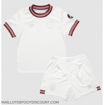 Maillot de football Réplique West Ham United Extérieur Enfant 2023-24 Manche Courte (+ Pantalon court)