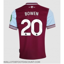 Maillot de football Réplique West Ham United Jarrod Bowen #20 Domicile 2024-25 Manche Courte