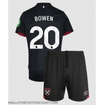 Maillot de football Réplique West Ham United Jarrod Bowen #20 Extérieur Enfant 2024-25 Manche Courte (+ Pantalon court)