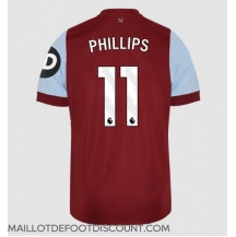 Maillot de football Réplique West Ham United Kalvin Phillips #11 Domicile 2023-24 Manche Courte