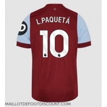 Maillot de football Réplique West Ham United Lucas Paqueta #10 Domicile 2023-24 Manche Courte