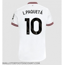 Maillot de football Réplique West Ham United Lucas Paqueta #10 Extérieur 2023-24 Manche Courte