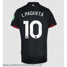 Maillot de football Réplique West Ham United Lucas Paqueta #10 Extérieur 2024-25 Manche Courte