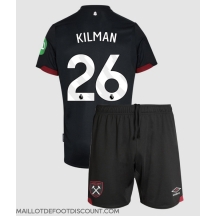 Maillot de football Réplique West Ham United Max Kilman #26 Extérieur Enfant 2024-25 Manche Courte (+ Pantalon court)