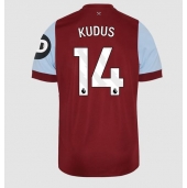 Maillot de football Réplique West Ham United Mohammed Kudus #14 Domicile 2023-24 Manche Courte