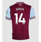 Maillot de football Réplique West Ham United Mohammed Kudus #14 Domicile 2024-25 Manche Courte