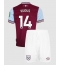 Maillot de football Réplique West Ham United Mohammed Kudus #14 Domicile Enfant 2024-25 Manche Courte (+ Pantalon court)