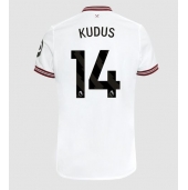 Maillot de football Réplique West Ham United Mohammed Kudus #14 Extérieur 2023-24 Manche Courte