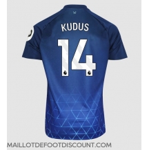 Maillot de football Réplique West Ham United Mohammed Kudus #14 Troisième 2023-24 Manche Courte