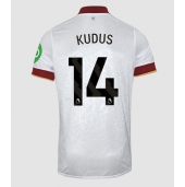 Maillot de football Réplique West Ham United Mohammed Kudus #14 Troisième 2024-25 Manche Courte