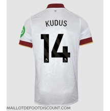 Maillot de football Réplique West Ham United Mohammed Kudus #14 Troisième 2024-25 Manche Courte