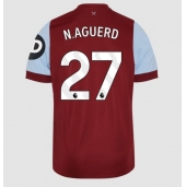 Maillot de football Réplique West Ham United Nayef Aguerd #27 Domicile 2023-24 Manche Courte