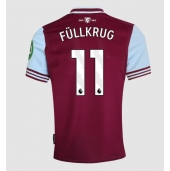 Maillot de football Réplique West Ham United Niclas Fullkrug #11 Domicile 2024-25 Manche Courte