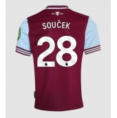 Maillot de football Réplique West Ham United Tomas Soucek #28 Domicile 2024-25 Manche Courte