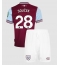 Maillot de football Réplique West Ham United Tomas Soucek #28 Domicile Enfant 2024-25 Manche Courte (+ Pantalon court)