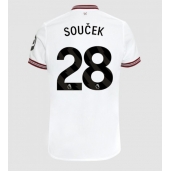 Maillot de football Réplique West Ham United Tomas Soucek #28 Extérieur 2023-24 Manche Courte