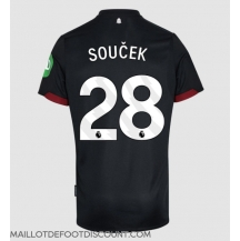 Maillot de football Réplique West Ham United Tomas Soucek #28 Extérieur 2024-25 Manche Courte