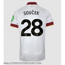 Maillot de football Réplique West Ham United Tomas Soucek #28 Troisième 2024-25 Manche Courte