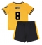 Maillot de football Réplique Wolves Joao Gomes #8 Domicile Enfant 2024-25 Manche Courte (+ Pantalon court)