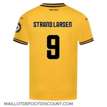 Maillot de football Réplique Wolves Jorgen Strand Larsen #9 Domicile 2024-25 Manche Courte