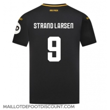 Maillot de football Réplique Wolves Jorgen Strand Larsen #9 Extérieur 2024-25 Manche Courte