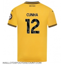 Maillot de football Réplique Wolves Matheus Cunha #12 Domicile 2024-25 Manche Courte