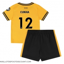 Maillot de football Réplique Wolves Matheus Cunha #12 Domicile Enfant 2024-25 Manche Courte (+ Pantalon court)