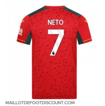 Maillot de football Réplique Wolves Pedro Neto #7 Extérieur 2023-24 Manche Courte