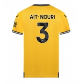 Maillot de football Réplique Wolves Rayan Ait-Nouri #3 Domicile 2023-24 Manche Courte