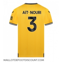 Maillot de football Réplique Wolves Rayan Ait-Nouri #3 Domicile 2023-24 Manche Courte