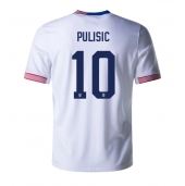 Maillot de football Réplique États-Unis Christian Pulisic #10 Domicile Copa America 2024 Manche Courte