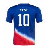 Maillot de football Réplique États-Unis Christian Pulisic #10 Extérieur Copa America 2024 Manche Courte