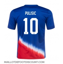 Maillot de football Réplique États-Unis Christian Pulisic #10 Extérieur Copa America 2024 Manche Courte