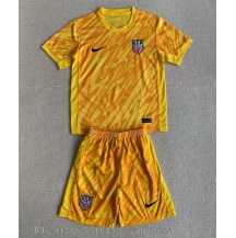 Maillot de football Réplique États-Unis Gardien de but Domicile Enfant Copa America 2024 Manche Courte (+ Pantalon court)