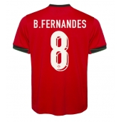 Maillot de football Réplique le Portugal Bruno Fernandes #8 Domicile Europe 2024 Manche Courte