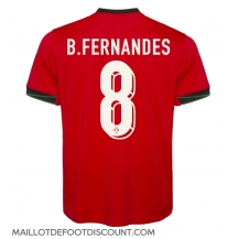 Maillot de football Réplique le Portugal Bruno Fernandes #8 Domicile Europe 2024 Manche Courte