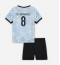 Maillot de football Réplique le Portugal Bruno Fernandes #8 Extérieur Enfant Europe 2024 Manche Courte (+ Pantalon court)