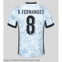 Maillot de football Réplique le Portugal Bruno Fernandes #8 Extérieur Europe 2024 Manche Courte