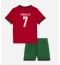 Maillot de football Réplique le Portugal Cristiano Ronaldo #7 Domicile Enfant Europe 2024 Manche Courte (+ Pantalon court)