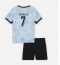 Maillot de football Réplique le Portugal Cristiano Ronaldo #7 Extérieur Enfant Europe 2024 Manche Courte (+ Pantalon court)