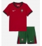 Maillot de football Réplique le Portugal Domicile Enfant Europe 2024 Manche Courte (+ Pantalon court)