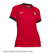 Maillot de football Réplique le Portugal Domicile Femme Europe 2024 Manche Courte