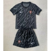 Maillot de football Réplique le Portugal Gardien de but Domicile Enfant Europe 2024 Manche Courte (+ Pantalon court)