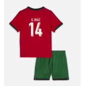 Maillot de football Réplique le Portugal Goncalo Inacio #14 Domicile Enfant Europe 2024 Manche Courte (+ Pantalon court)