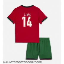 Maillot de football Réplique le Portugal Goncalo Inacio #14 Domicile Enfant Europe 2024 Manche Courte (+ Pantalon court)