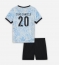 Maillot de football Réplique le Portugal Joao Cancelo #20 Extérieur Enfant Europe 2024 Manche Courte (+ Pantalon court)