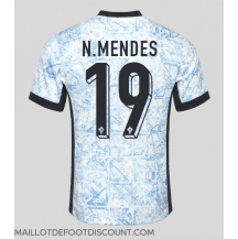 Maillot de football Réplique le Portugal Nuno Mendes #19 Extérieur Europe 2024 Manche Courte